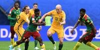 Camarões e Austrália empataram por 1 a 1 e se complicaram na Copa das Confederações