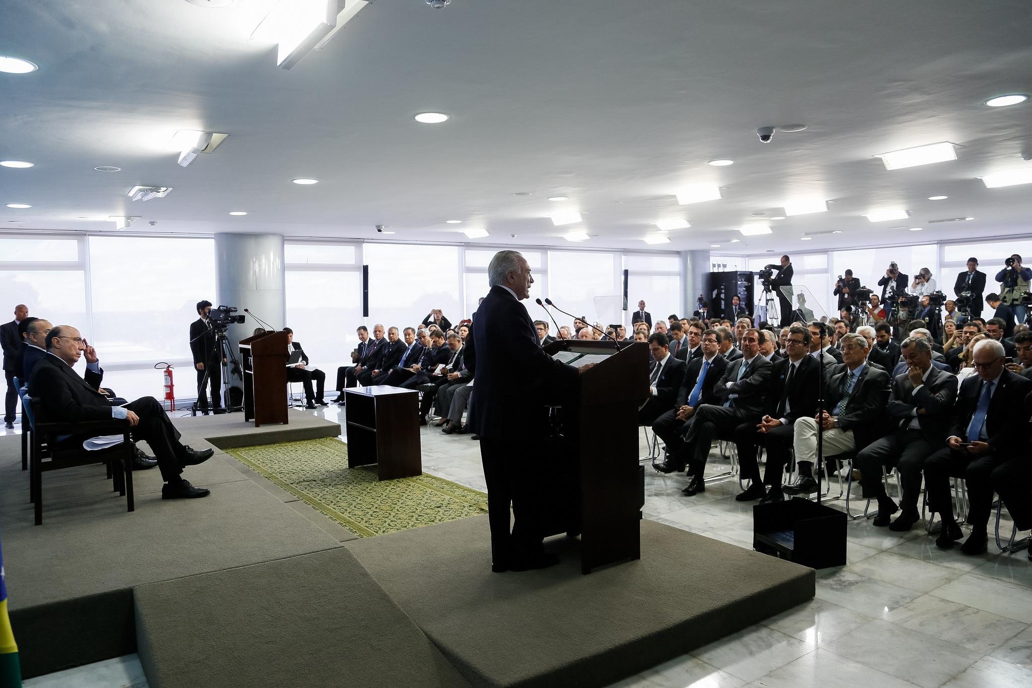 Temer participou de cerim&ocirc;nia nesta segunda, no Pal&aacute;cio do Planalto