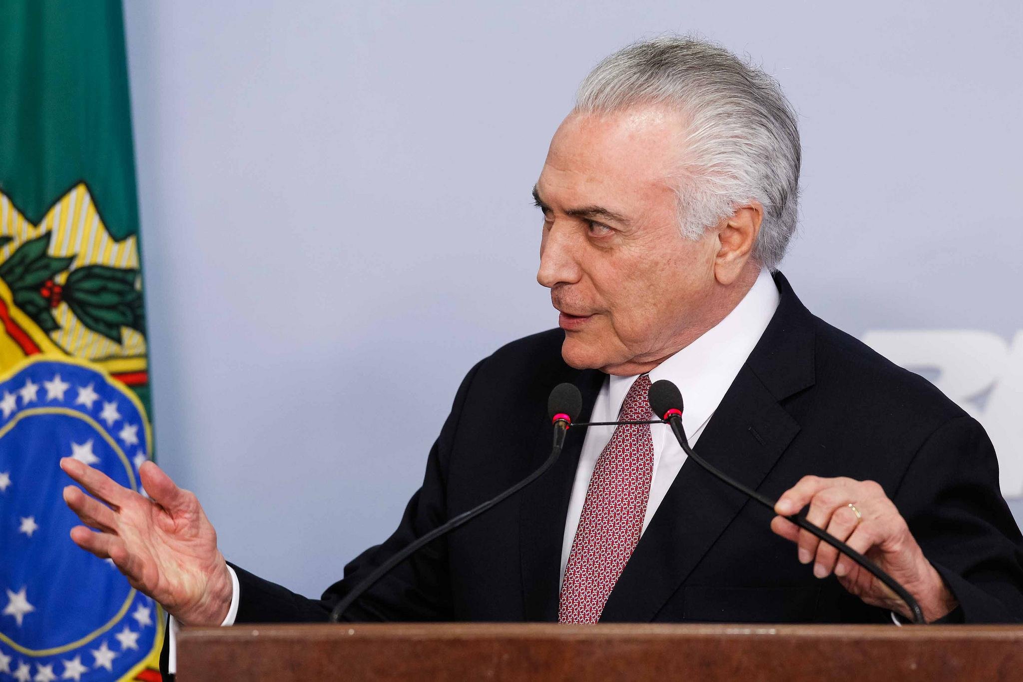 Michel Temer atacou o procurador Rodrigo Janot