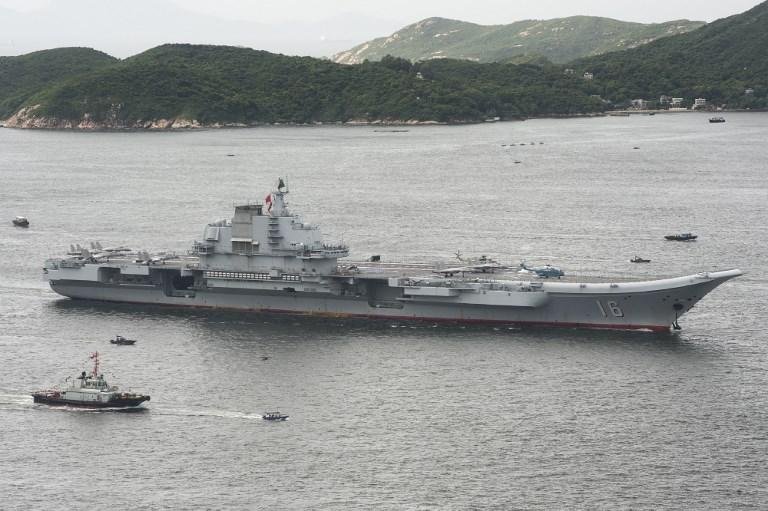 Minist&eacute;rio da China disse que navio integra uma flotilha "em miss&atilde;o de treinamento de rotina"