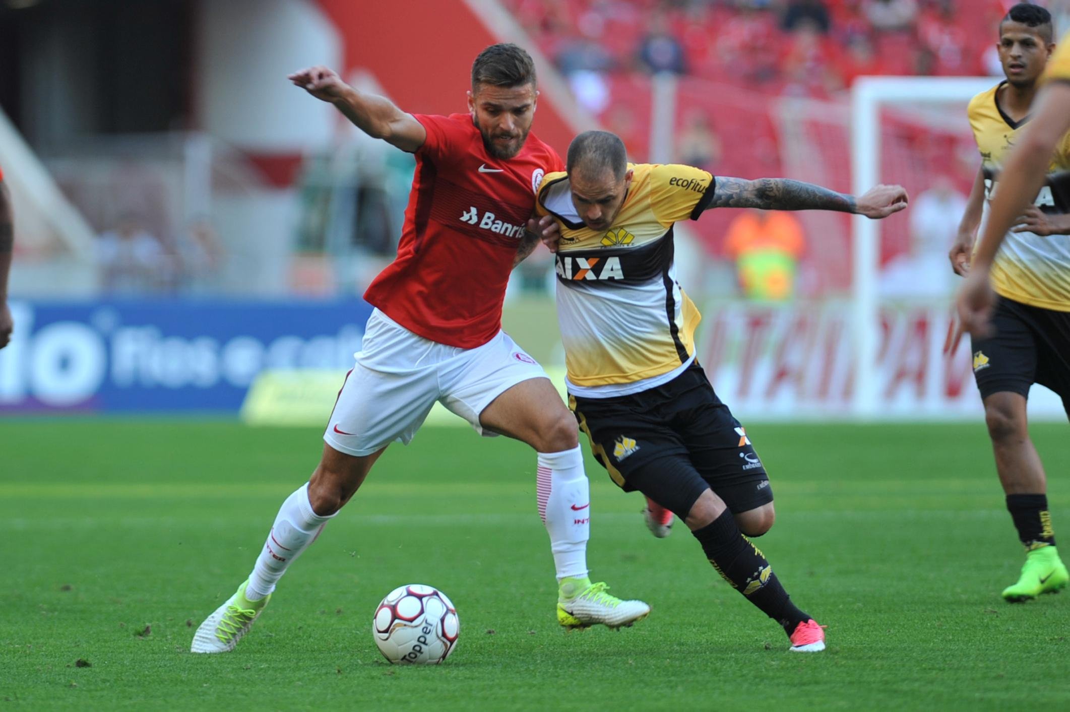 Inter encara o Crici&uacute;ma &agrave;s 16h30min