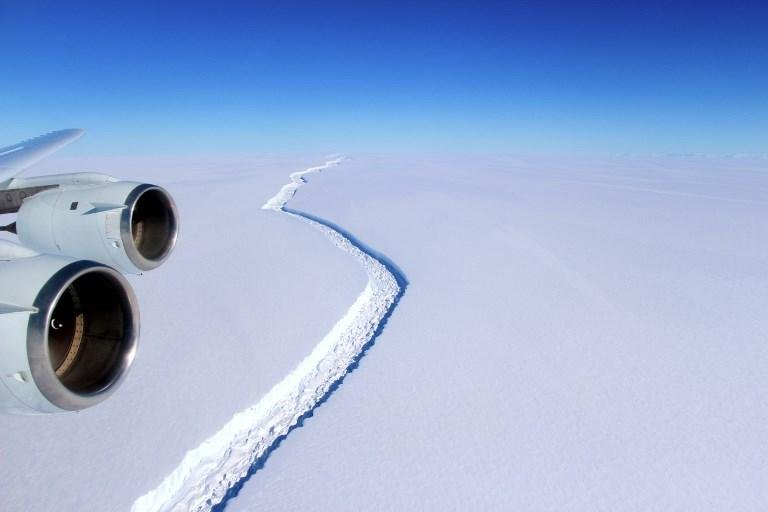 &Aacute;rea de iceberg &eacute; maior que a do Distrito Federal
