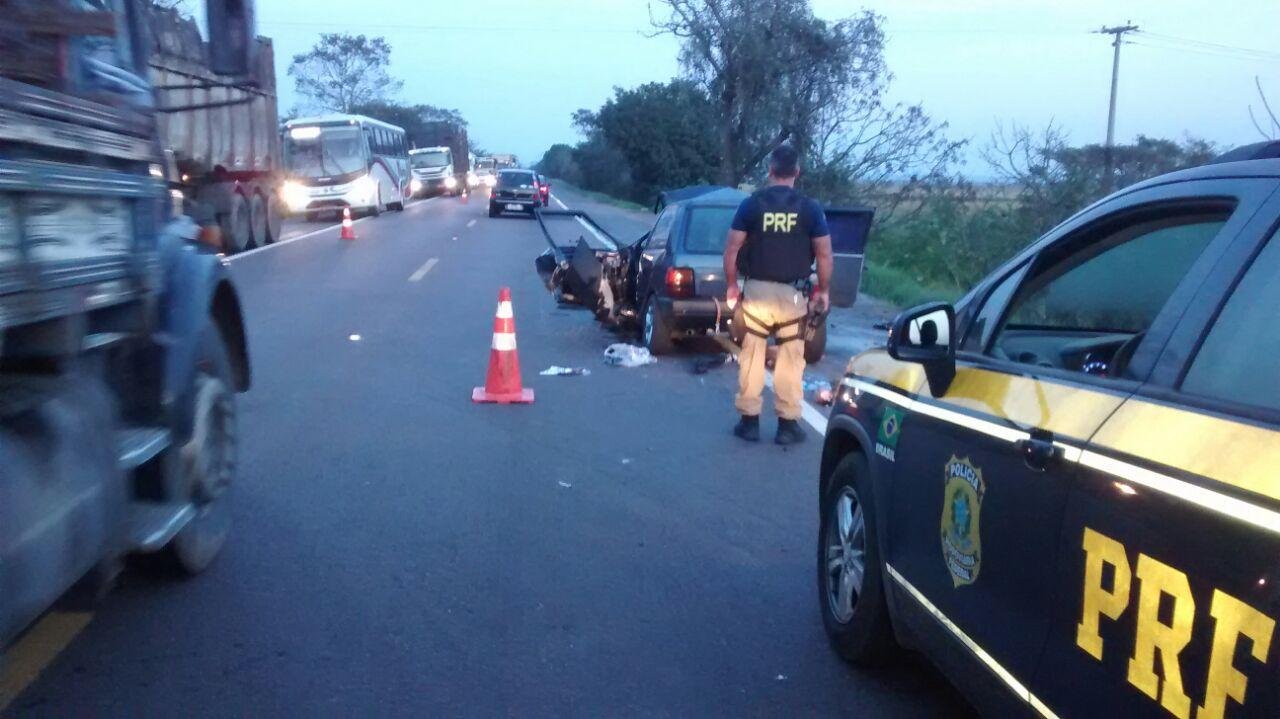 Colis&atilde;o que matou pelo menos tr&ecirc;s ocorreu no km 116 da BR 290