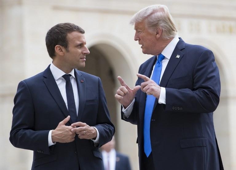 "Trump me ouviu sobre mudan&ccedil;a clim&aacute;tica", garante Macron