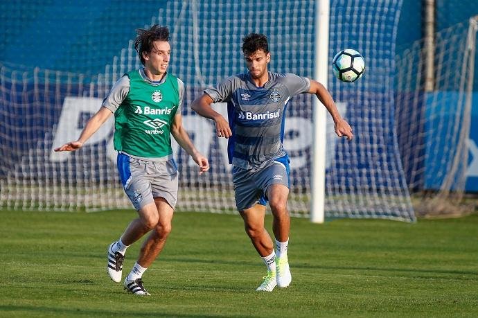 Com a suspens&atilde;o de Kanemann, Geromel ganha a companhia do zagueiro Thyere para o duelo deste domingo