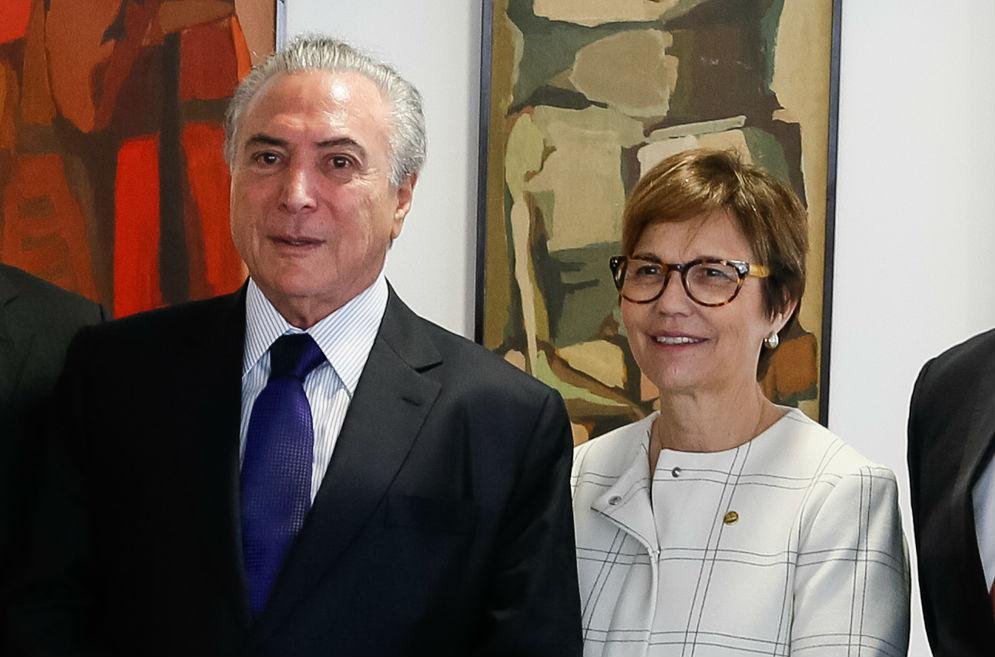 Presidente se encontrou fora da agenda com a deputada Tereza Cristina, l&iacute;der do PSB na C&acirc;mara