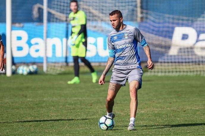 Luan voltou a treinar na sexta-feira
