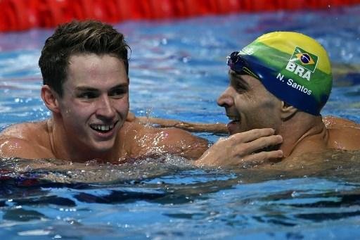Nicholas Santos levou prata nos 50m borboleta