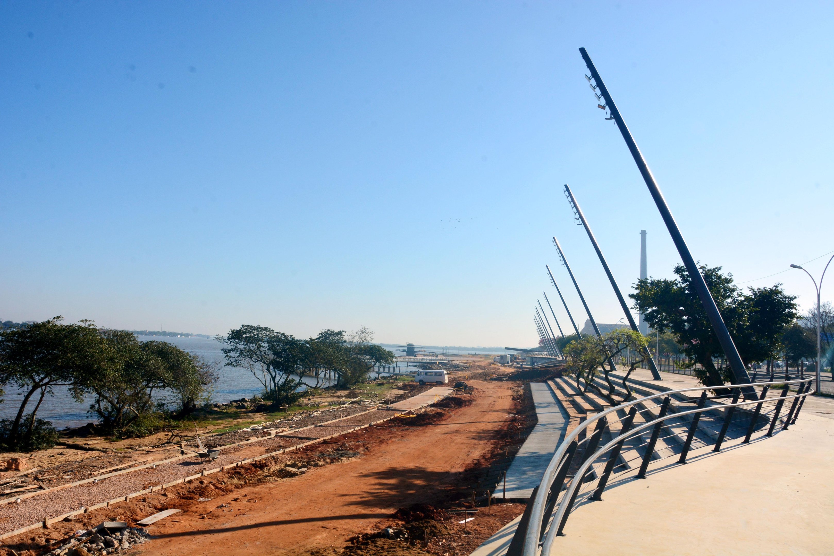 Com 82% dos trabalhos, obras da orla devem estar finalizadas em outubro