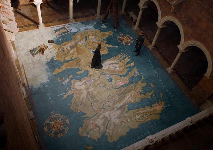 Mapa apareceu no primeiro epis&oacute;dio da s&eacute;tima temporada