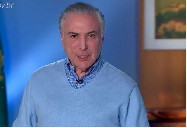 No Twitter, Temer comemora resultados da economia