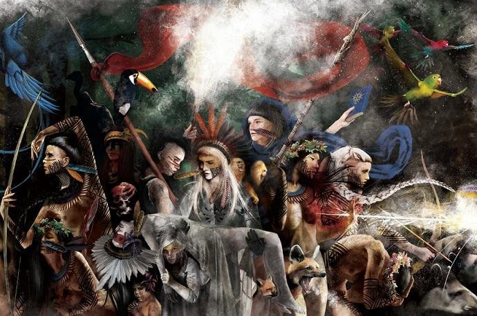 Quadro "RIO 1567" foi constru&iacute;do a partir de imagens e refer&ecirc;ncias liter&aacute;rias
