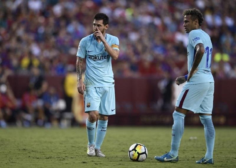 Messi se despede de Neymar em sua rede social