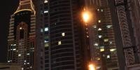 Incêndio atinge arranha-céu em Dubai 