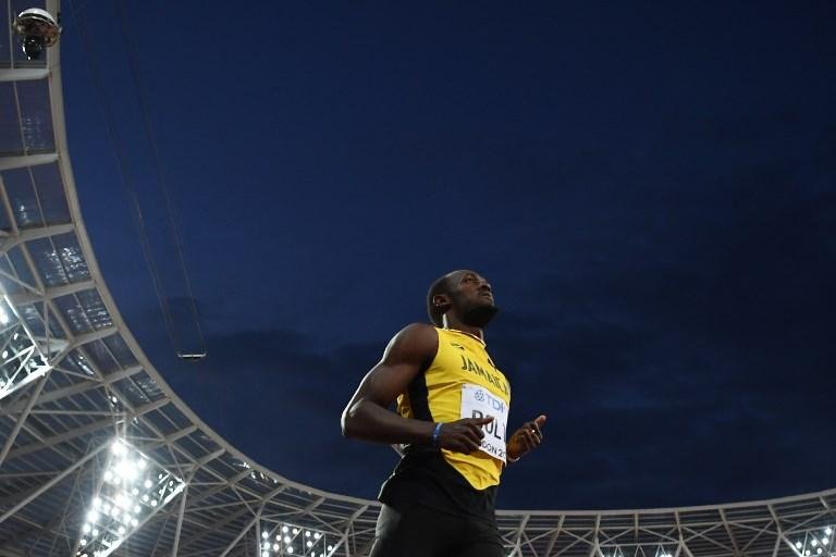 Bolt venceu com tranquilidade a sua bateria eliminat&oacute;ria na prova dos 100m rasos no Mundial de Londres