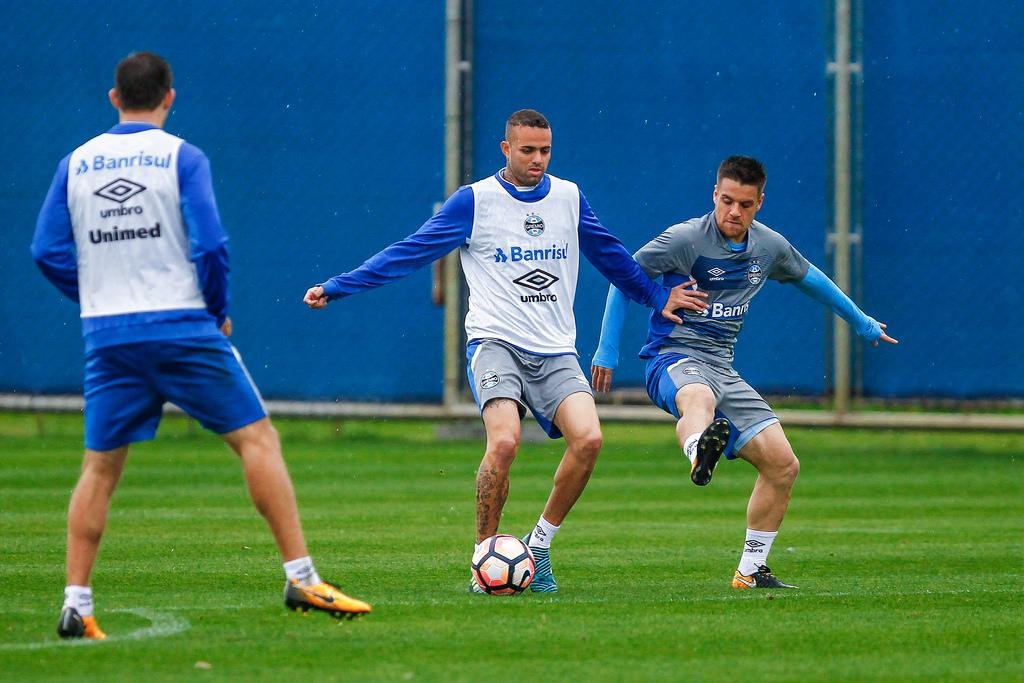 Gr&ecirc;mio fez o &uacute;ltimo treino na manh&atilde; desta ter&ccedil;a, antes de enfrentar o Godoy Cruz
