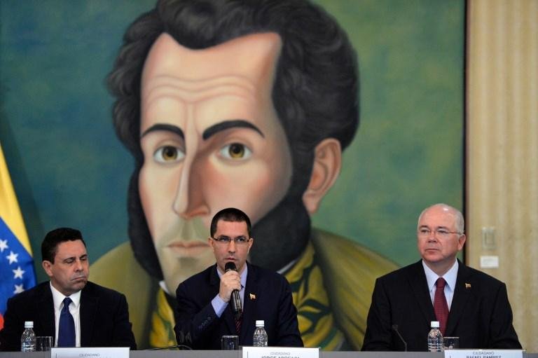 Chanceler Arreaza fez um apelo "aos membros da comunidade internacional 