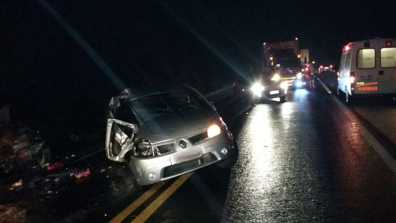 Junto com a PRF, o Corpo de Bombeiros e o Samu atenderam a ocorr&ecirc;ncia