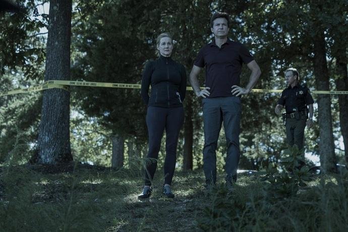 Laura Linney e Jason Bateman como Wendy e Marty Byrde em "Ozark" 