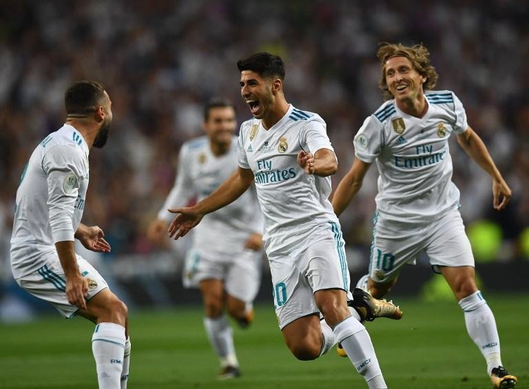 Garoto Asensio abriu o placar da partida com um gola&ccedil;o