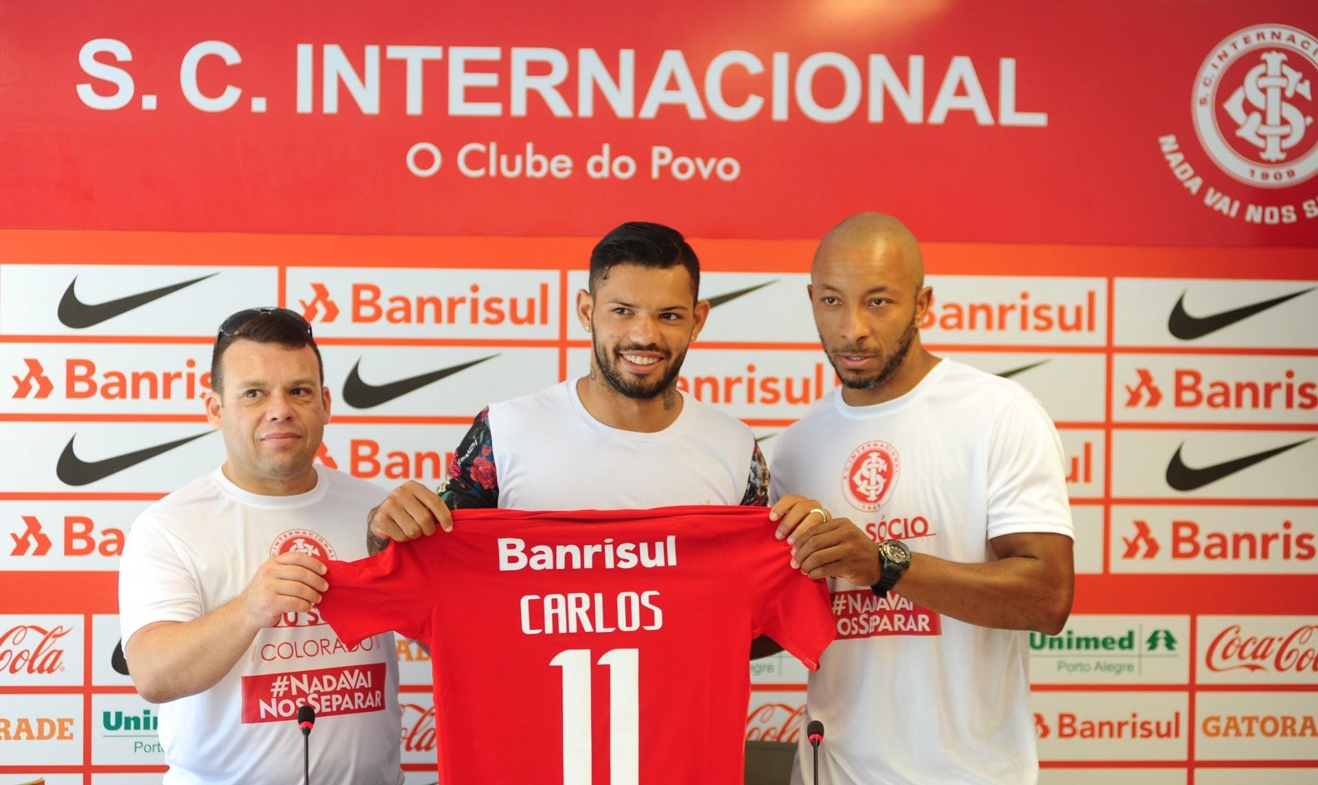 Carlos chegou ao Inter por empr&eacute;stimo junto ao Atl&eacute;tico-MG
