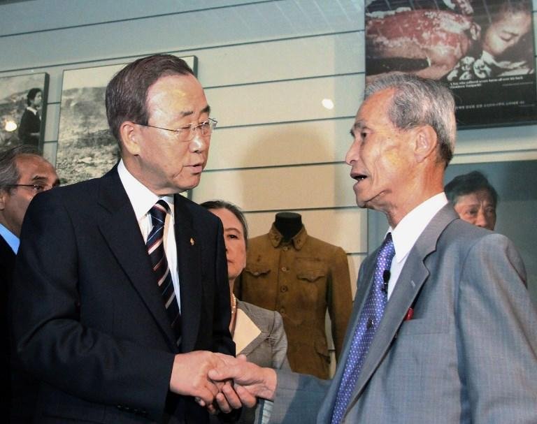 Taniguchi virou um importante ativista do desarmamento nuclear e viajou por todo o mundo para relatar sua experi&ecirc;ncia
