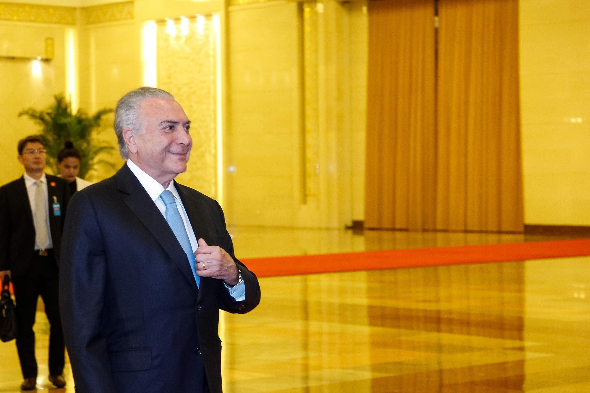 Temer se reuniu com presidente chin&ecirc;s Xi Jinping