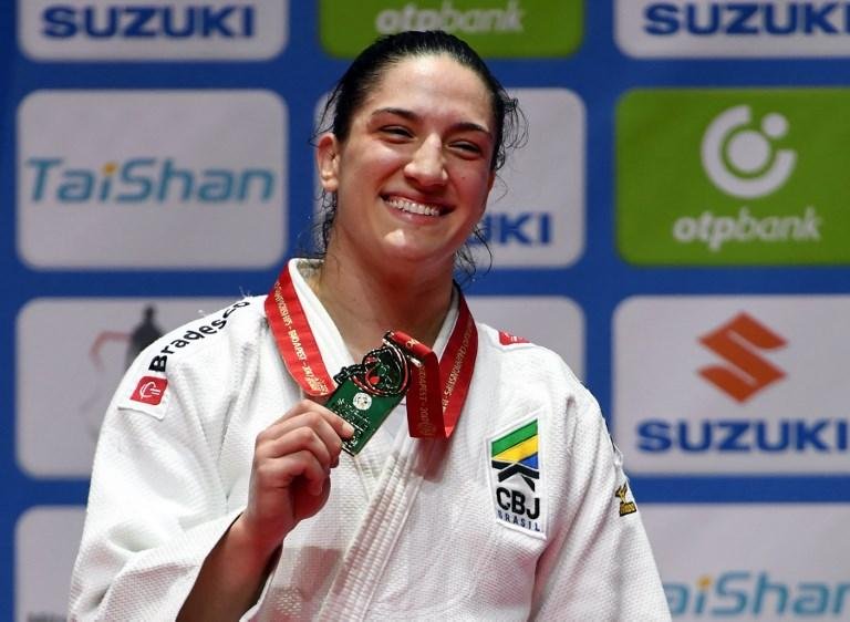 Mayra Aguiar conquistou o bicampeonato mundial em Budapeste