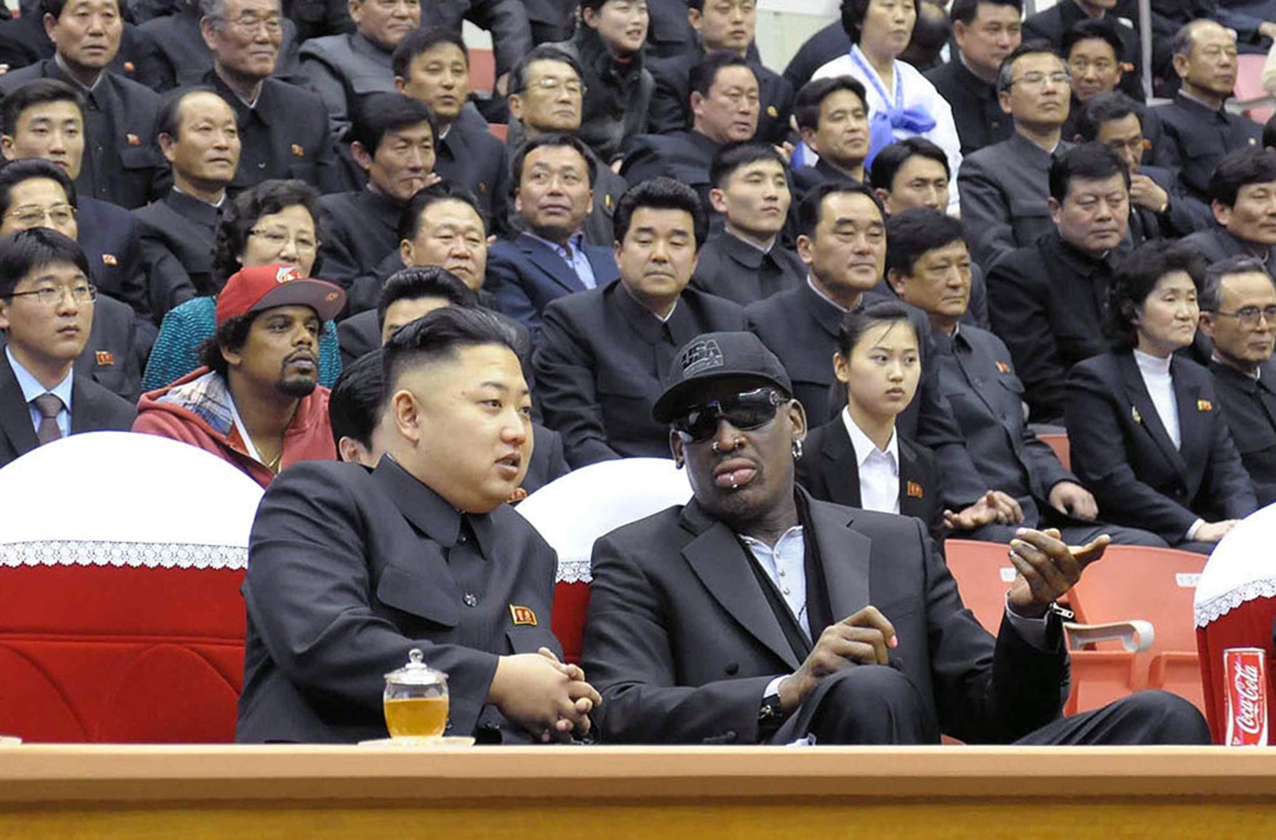 Astro do basquete firmou amizade com l&iacute;der supremo da Coreia do Norte