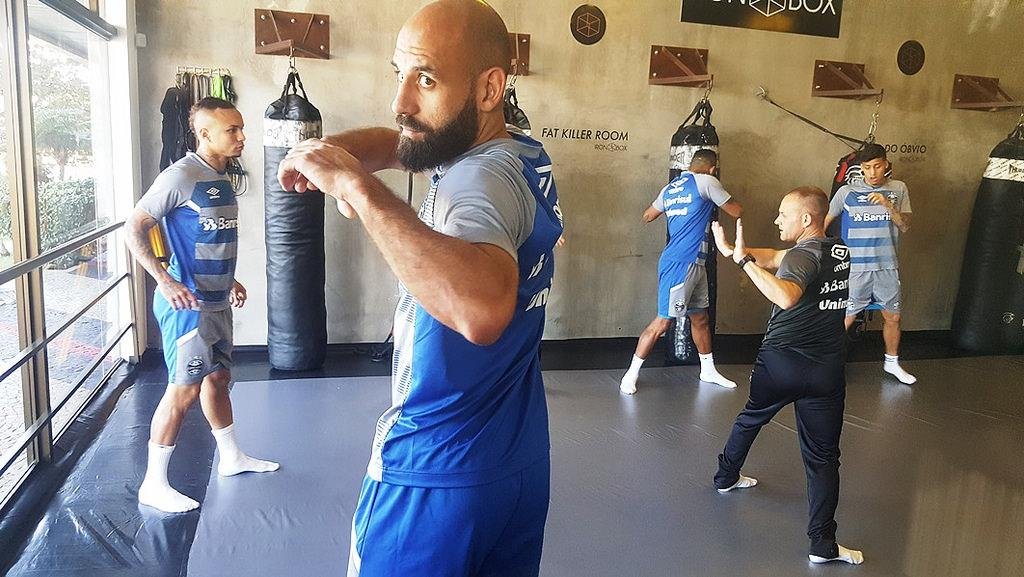 Jogadores que n&atilde;o atuaram realizaram atividade na academia