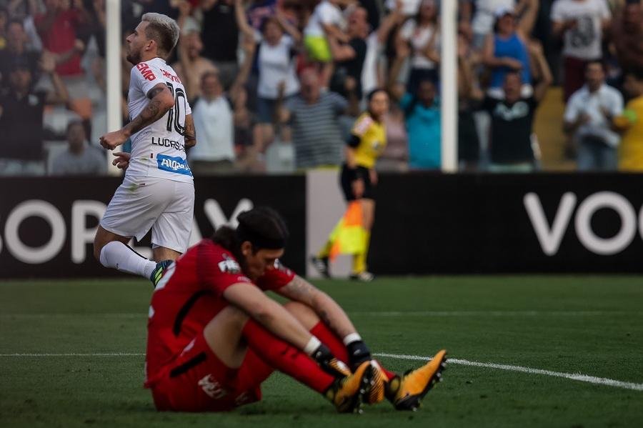 Santos bateu o Corinthians por 2 a 0 na Vila Belmiro