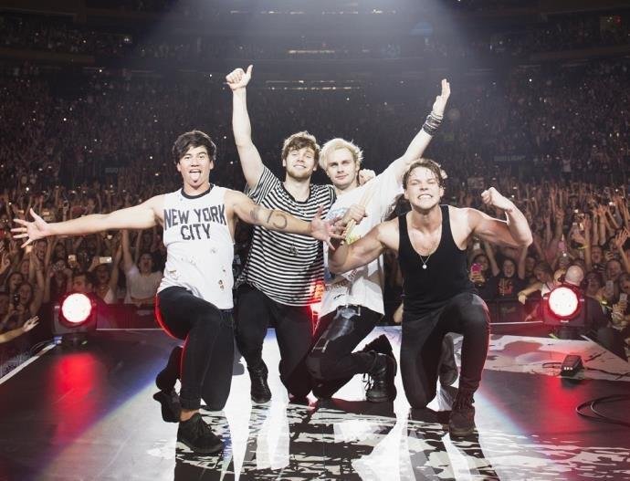 5 Seconds of Summer toca no Pepsi On Stage nesta ter&ccedil;a