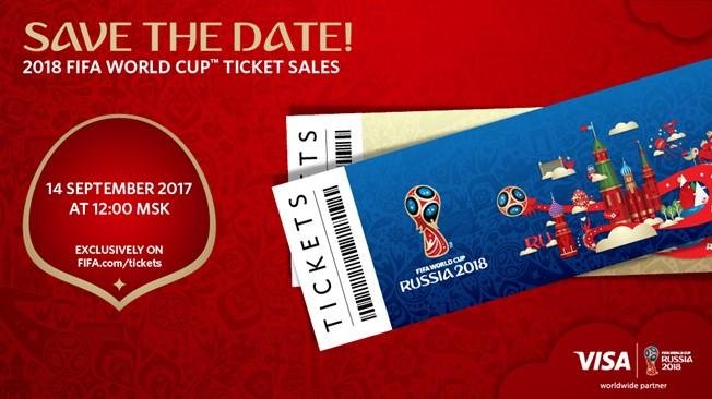 Venda de ingressos para Copa de 2018 inicia nesta quinta