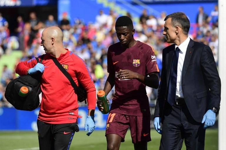 Dembel&eacute; desfalcar&aacute; o Barcelona por pelo menos tr&ecirc;s meses