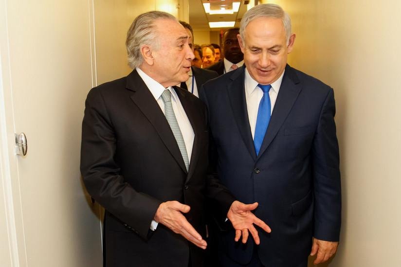 Presidente convidou Netanyahu para visitar o Brasil