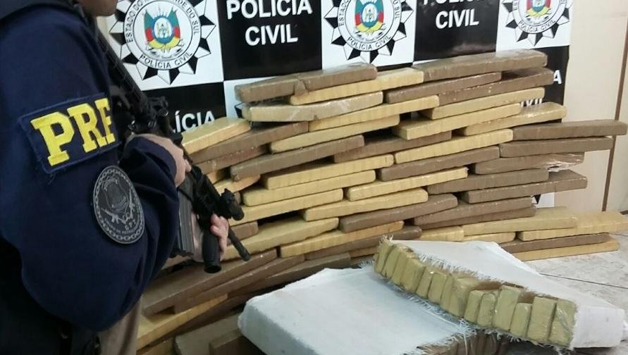 Opera&ccedil;&atilde;o termina com apreens&atilde;o de 103 quilos de maconha em Livramento 