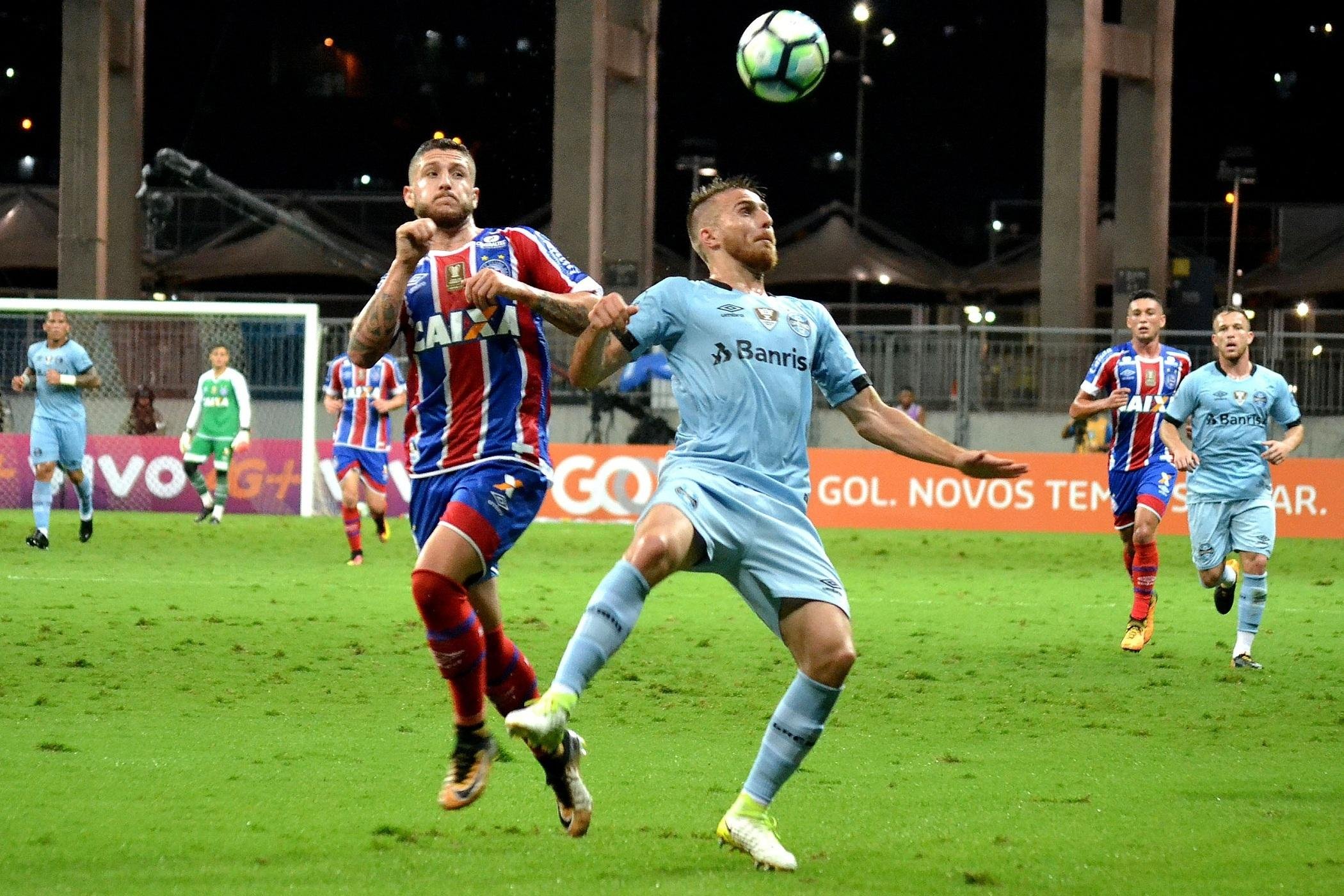 Bahia venceu o Gr&ecirc;mio com gol no &uacute;ltimo minuto