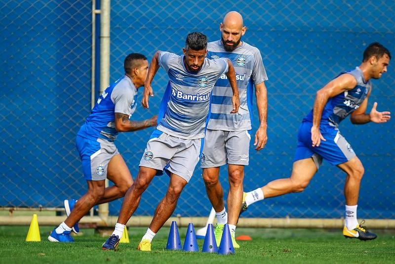 	Gr&ecirc;mio fez treino f&iacute;sico nesta ter&ccedil;a-feira