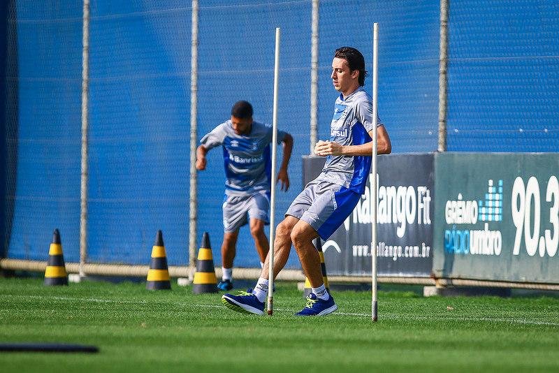 Geromel fez um trabalho f&iacute;sico forte nesta ter&ccedil;a