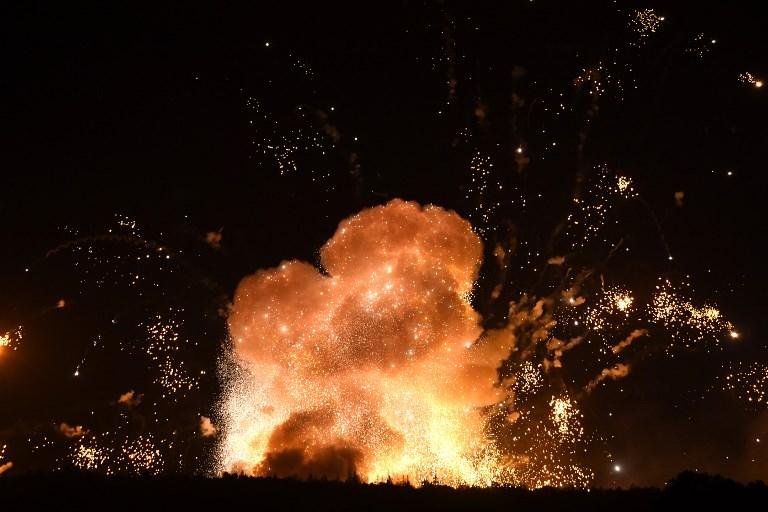 Fogo come&ccedil;ou nessa ter&ccedil;a-feira, em um dep&oacute;sito de armas na regi&atilde;o central da Ucr&acirc;nia