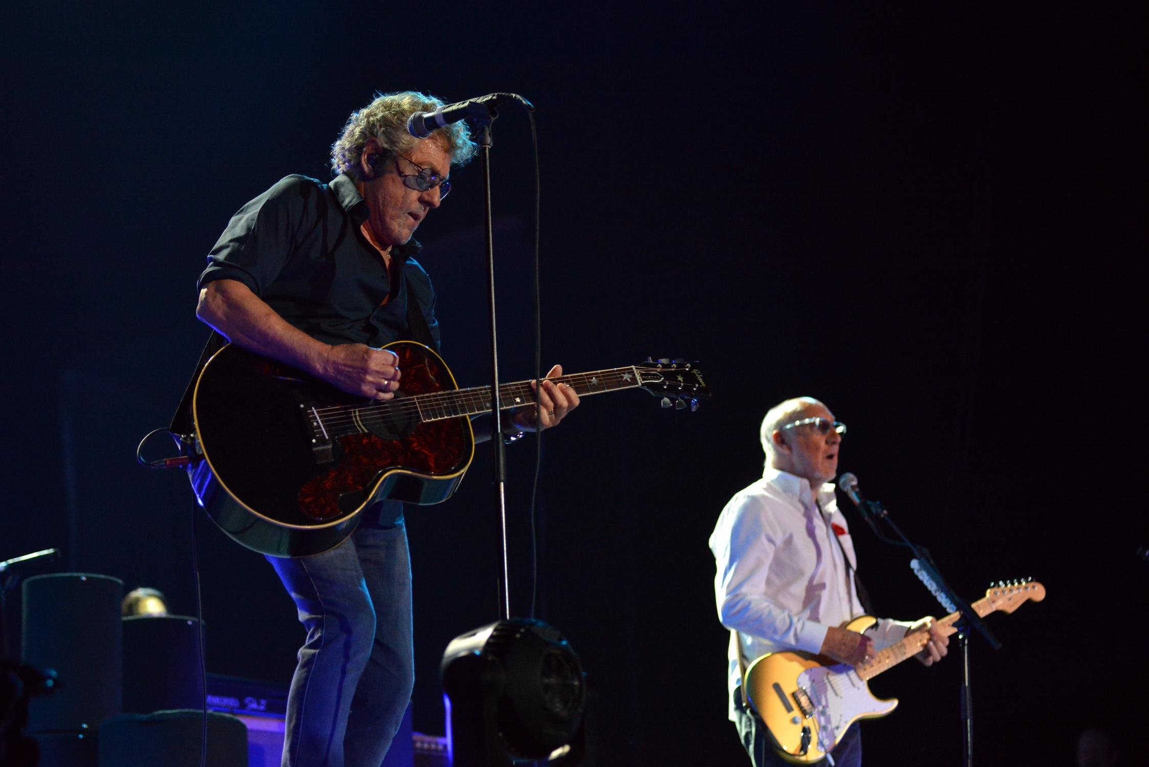 Roger Daltrey e Pete Townshend comandaram multid&atilde;o no Anfiteatro Beira-Rio