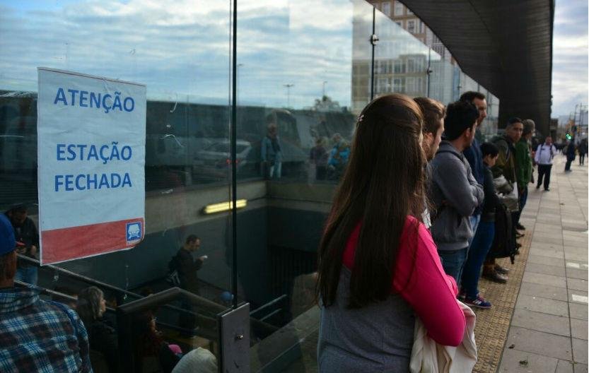 Temporal atrasa in&iacute;cio das opera&ccedil;&otilde;es da Trensurb	