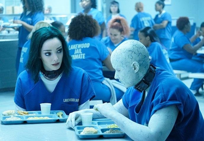 Emma Dumont vive Polaris/Lorna Dane na s&eacute;rie