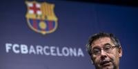 Presidente do Barcelona Josep Bartolomeu em entrevista concedida nesta segunda