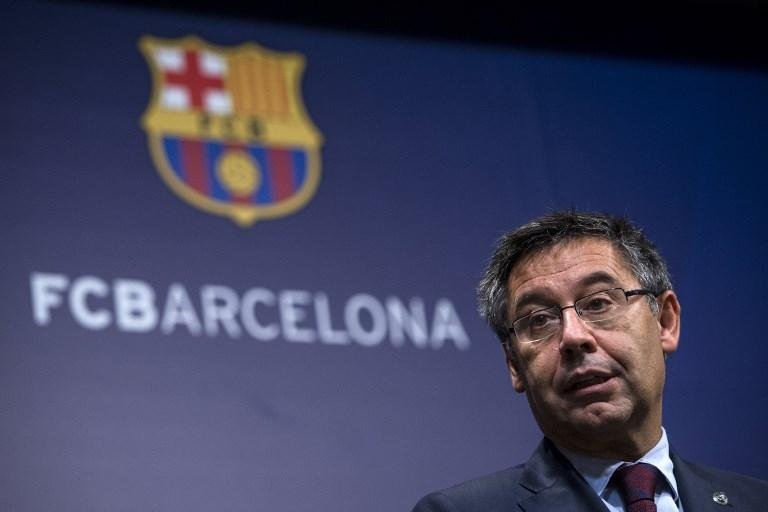 Presidente do Barcelona Josep Bartolomeu em entrevista concedida nesta segunda