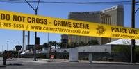 Área onde tiros foram disparados foi isolada pela polícia de Las Vegas