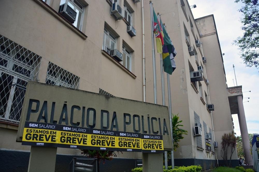 Greve da Pol&iacute;cia Civil come&ccedil;ou nesta segunda com acampamento e atendimentos de urg&ecirc;ncia