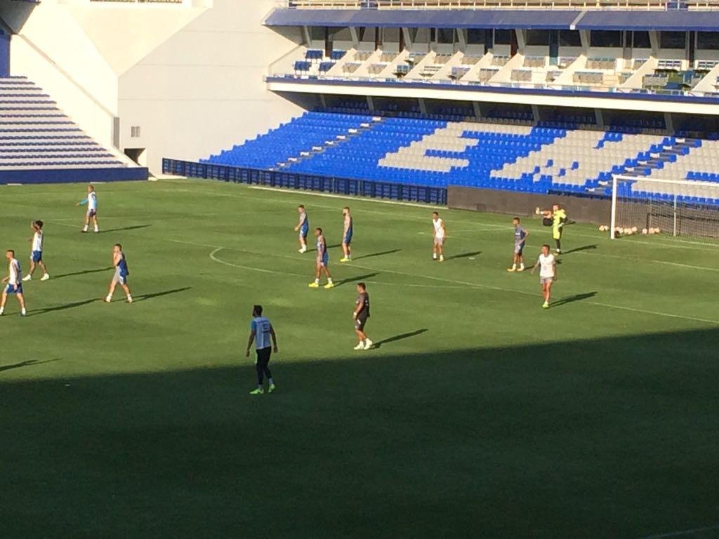 Gr&ecirc;mio treinou no est&aacute;dio do Emelec nesta ter&ccedil;a-feira