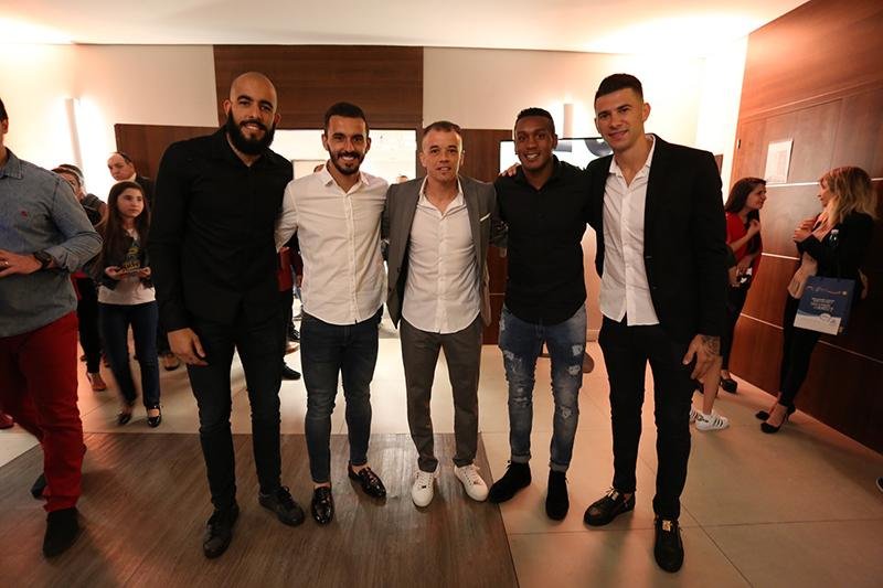 Craques colorados prestigiaram o evento