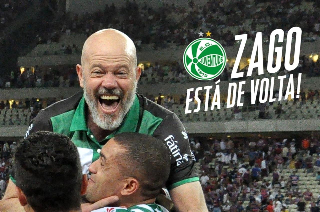 Zago retorna ao Juventude para reta final da S&eacute;rie B